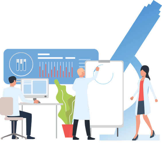 Иллюстрация работы команды Кроха по АВА терапии - Кроха.ua